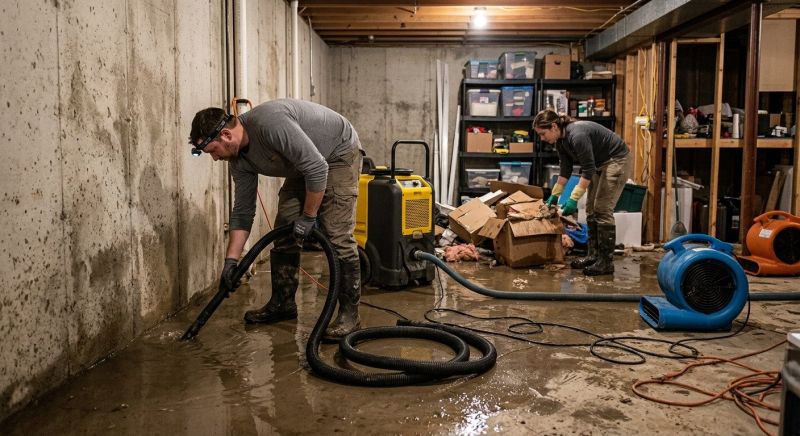Basement Water Removal in Mesa, AZ