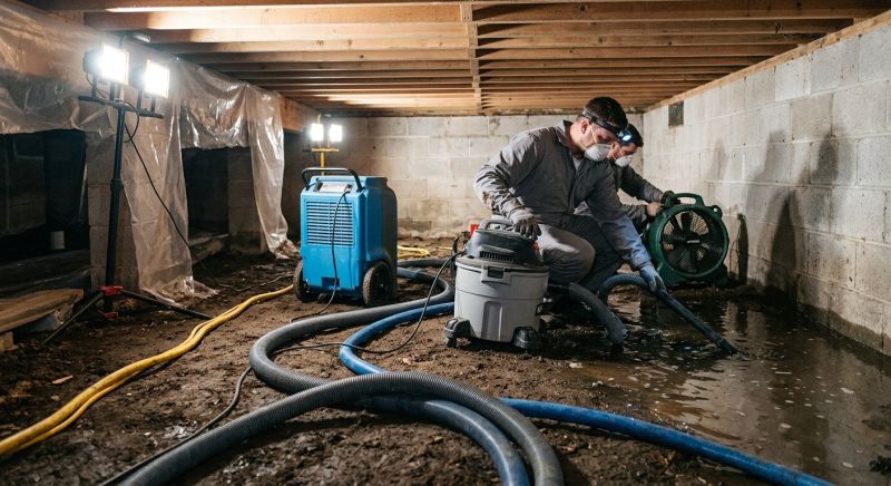 Basement Water Cleanup in Mesa, AZ