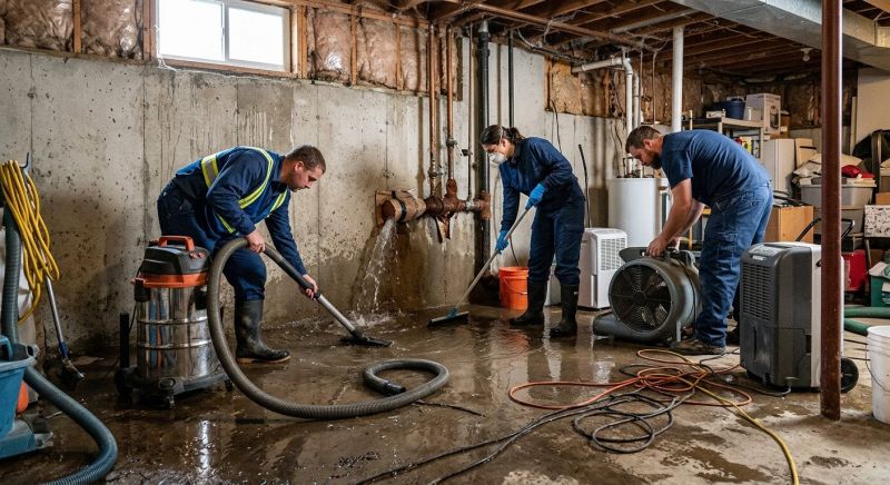 Basement Water Cleanup in Scottsdale, AZ
