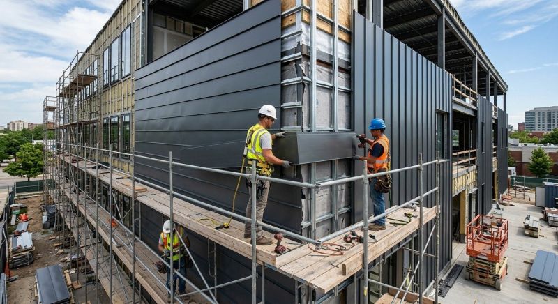 Metal Cladding Installation in Boston, MA