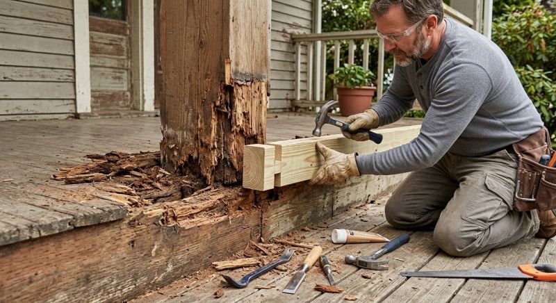 Rotten Wood Repair in Arvada, CO