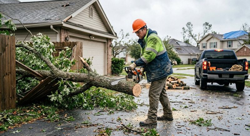 Storm Damage Cleanup in Gilbert, AZ