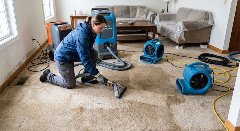 Wet Carpet Restoration in Scottsdale, AZ