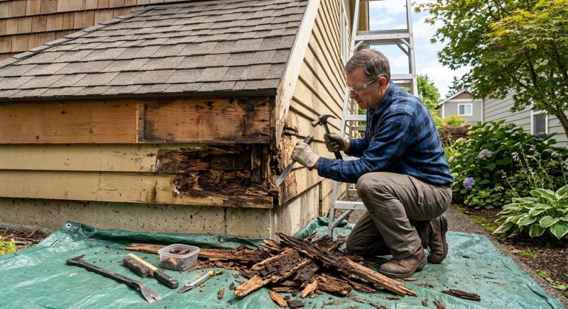 Wood Rot Removal in Olathe, KS
